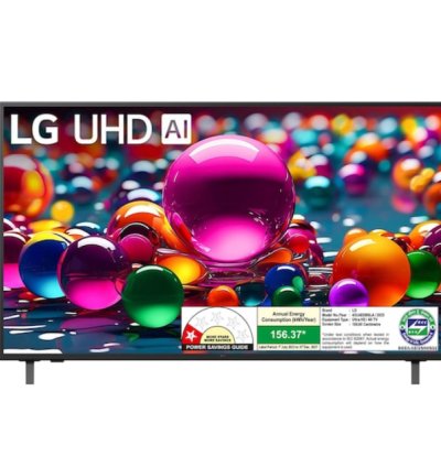 LG 108 cm (43 inches) IJA82 Al Series 4K Ultra HD Smart webOS LED TV 43UA82006LA