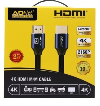 Premium HDMI Cable (Black, 4K@60Hz, 18Gbps) 3 feet