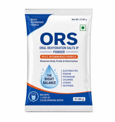 ORS Powder Sachet for Hydration & Electrolyte Balance